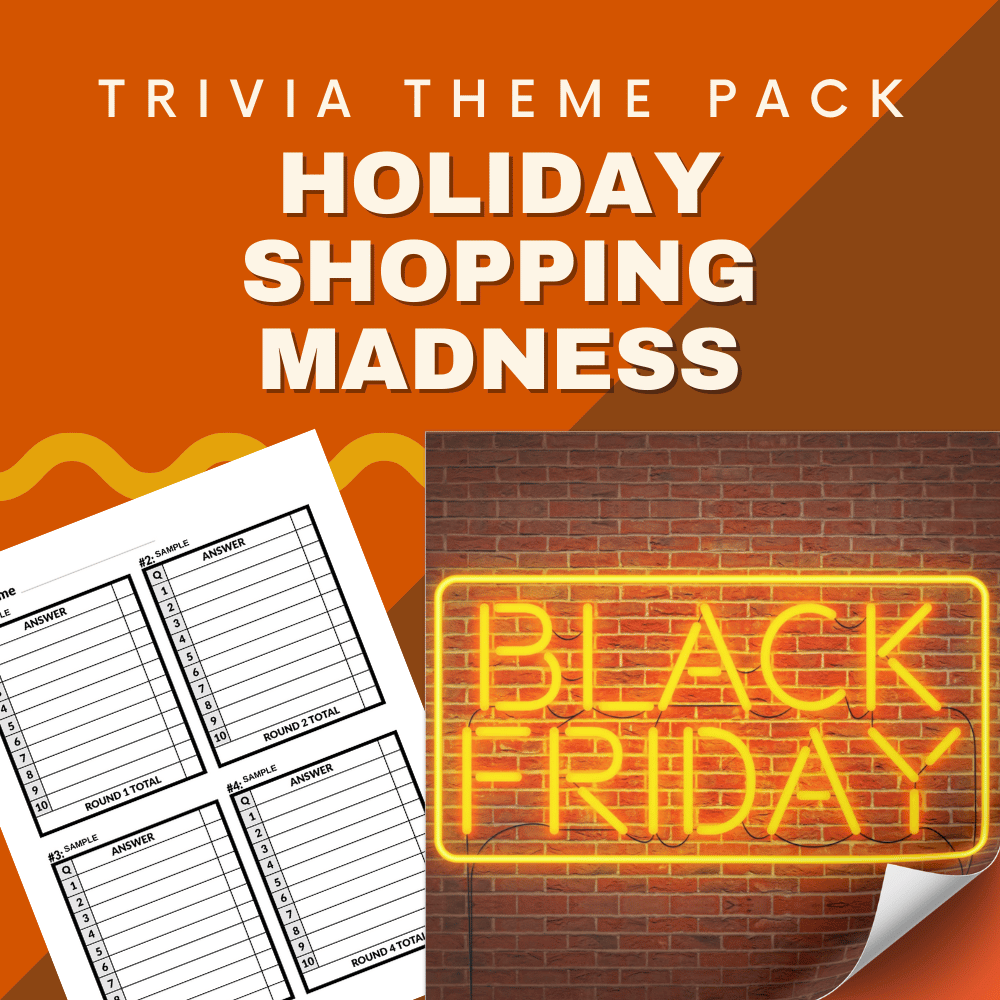 Holiday Shopping Madness Trivia Questions and Answers for Thanksgiving Day Quiz.