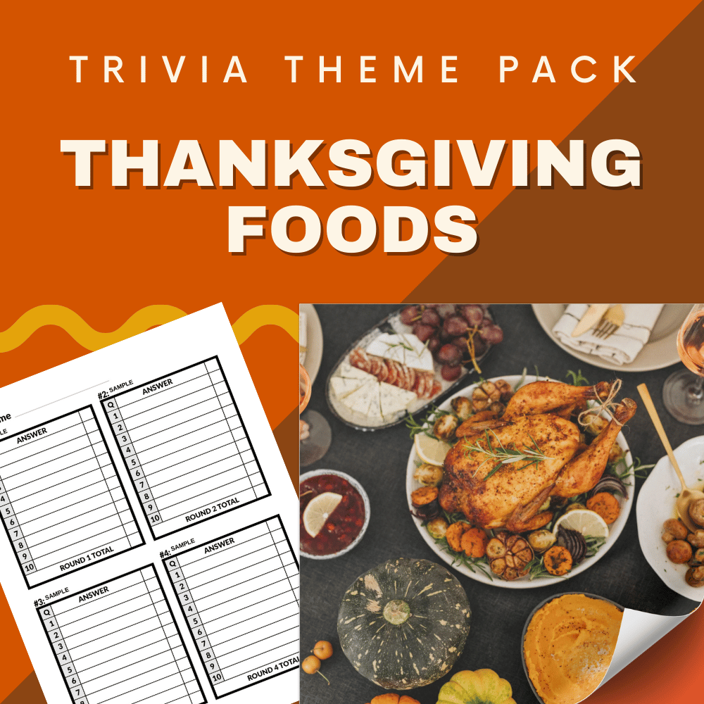 Thanksgiving Foods Trivia Questions with Thanksgiving Turkey Facts and Random Food Trivia.