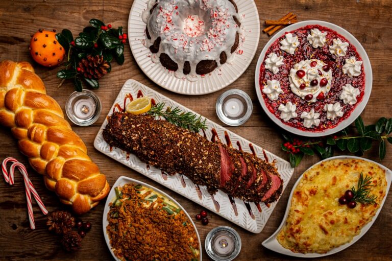 Photo Thanksgiving feast