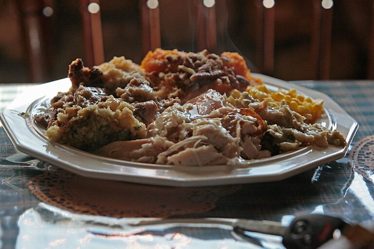 Photo Thanksgiving feast